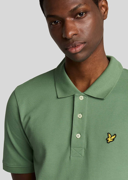 Lyle & Scott Polo's Plain polo - smoke green