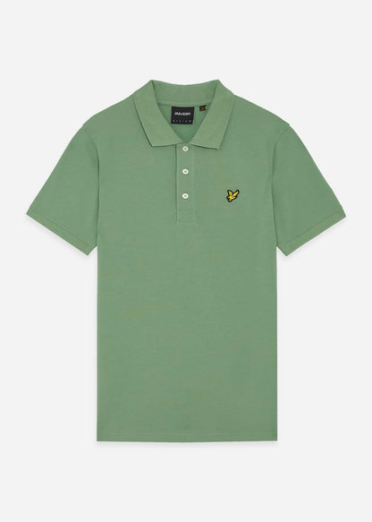 Lyle & Scott Polo's Plain polo - smoke green