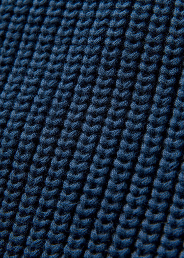 Henri Lloyd Pullover Golant quarter zip ribbed knit - navy
