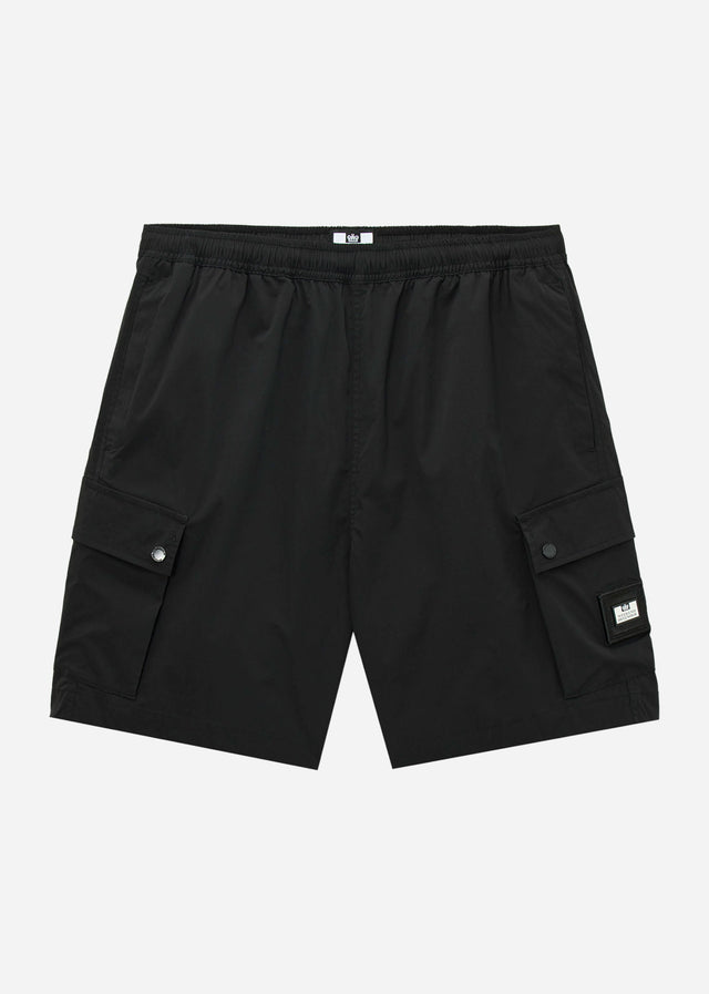 Weekend Offender Shorts Baraki travel stretch cargo - black