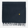 Lyle & Scott Sjaals Plain lambswool scarf - dark navy