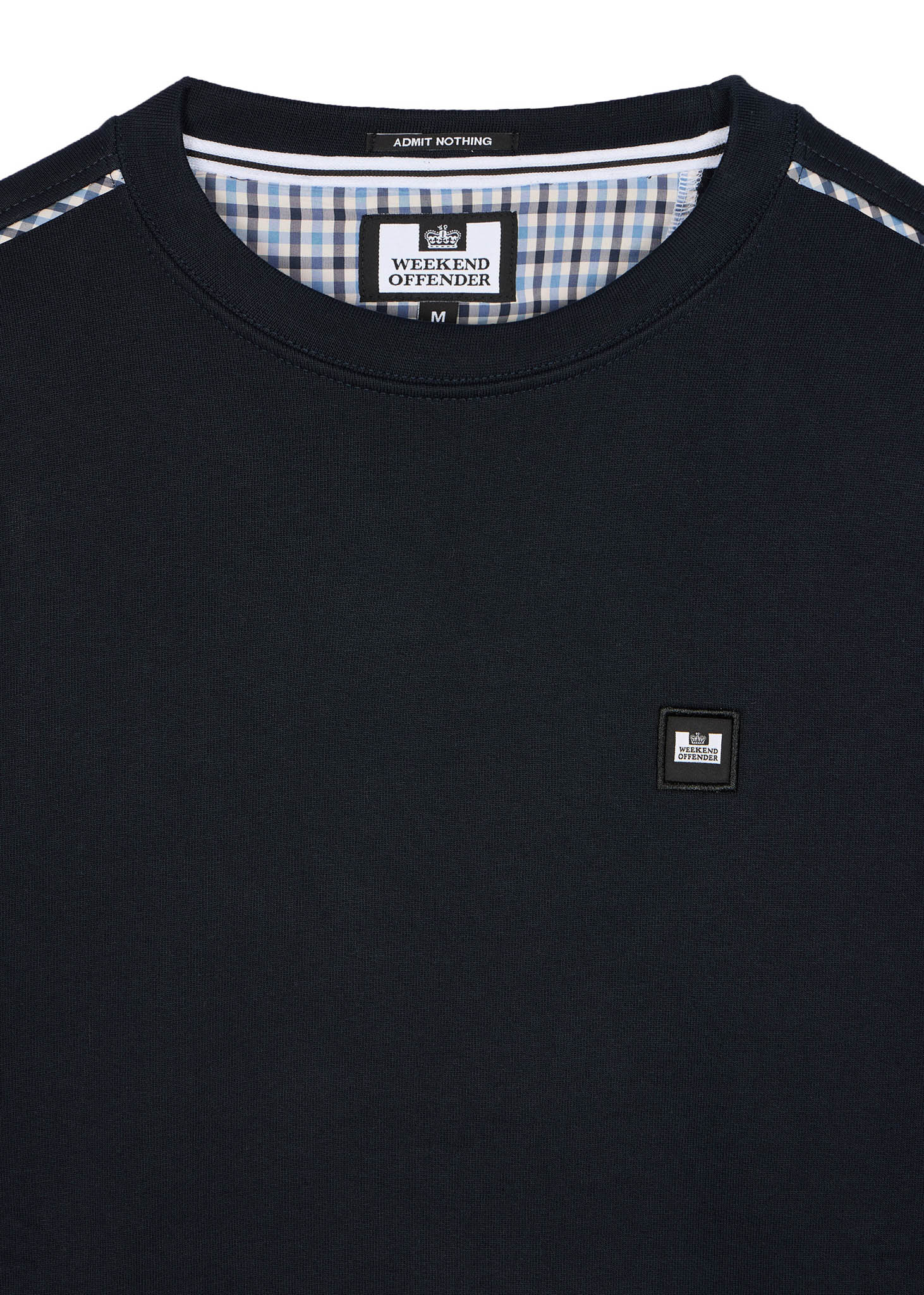 Weekend Offender Truien  Vega - navy blue house check 