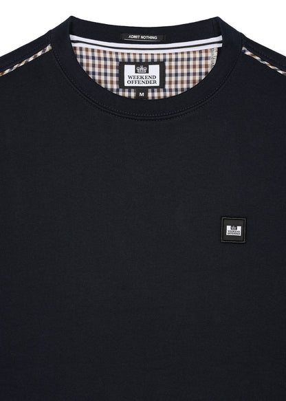 Weekend Offender Truien  Vega - navy house check 