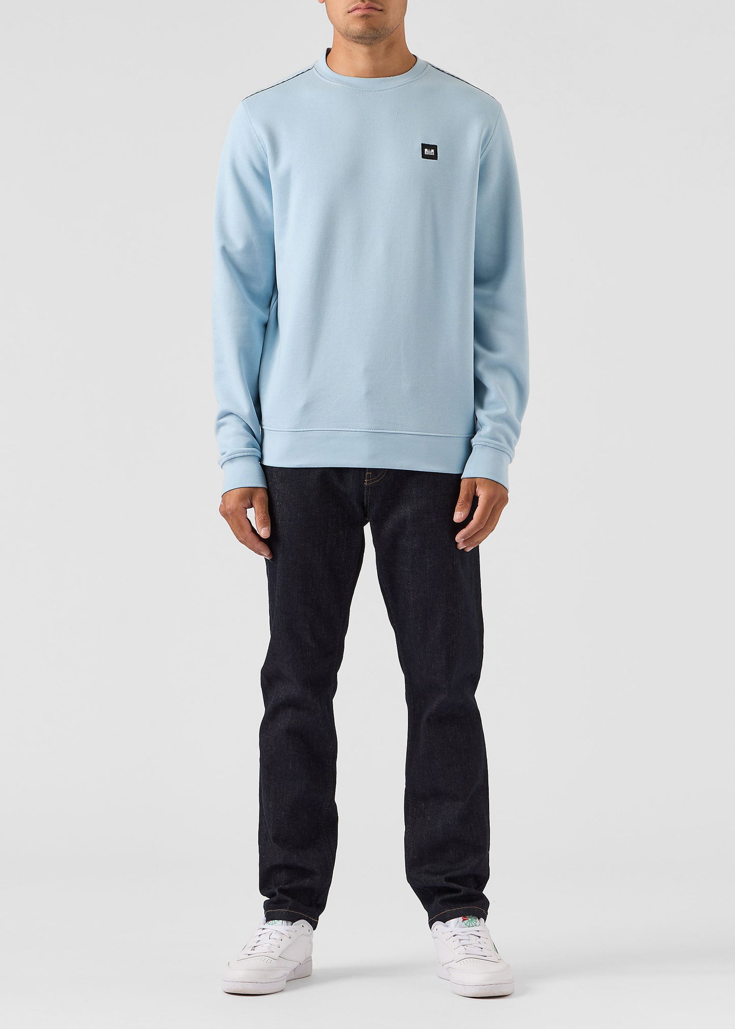 Weekend Offender Truien  Vega - winter sky blue house check 