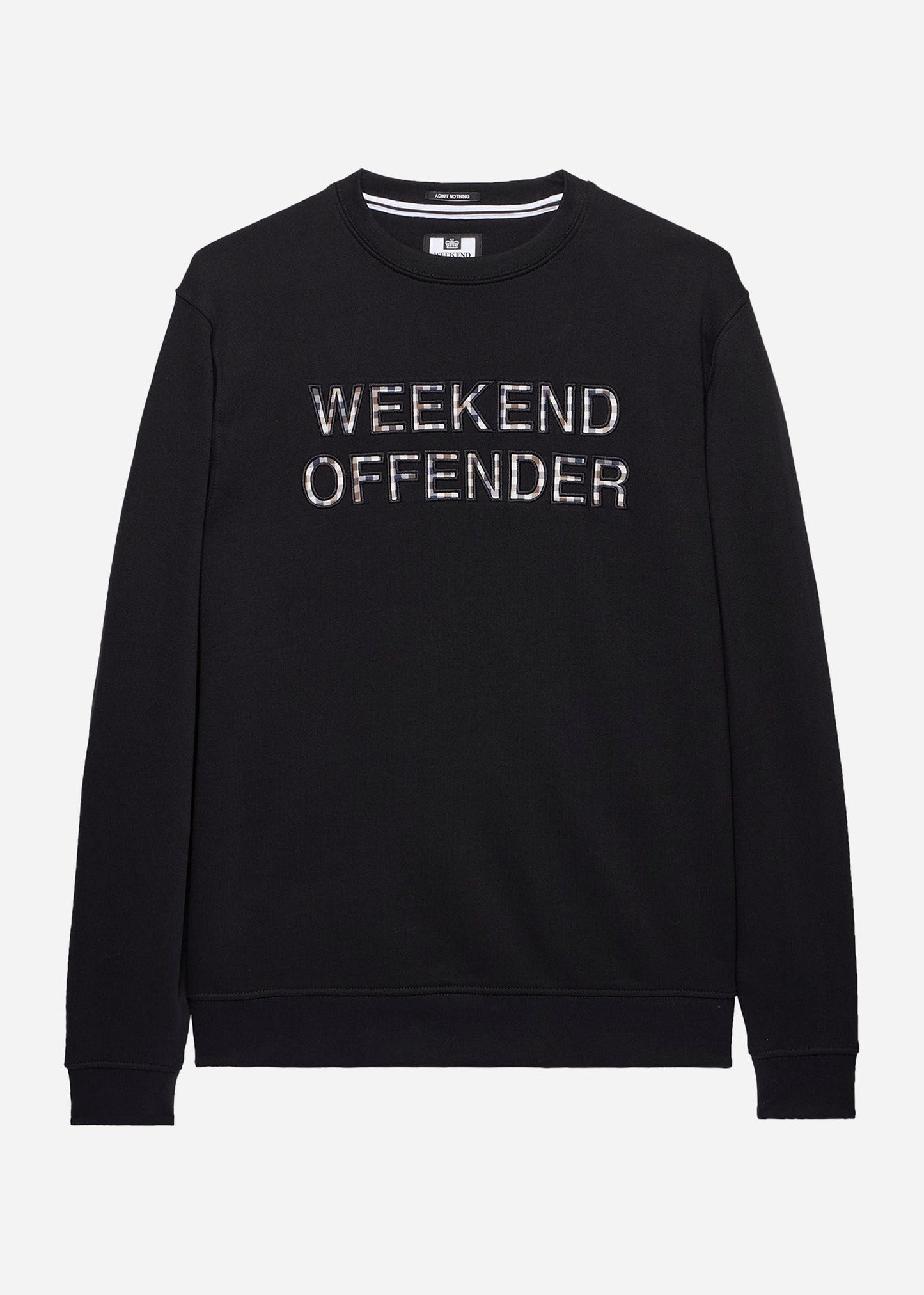 Weekend Offender Truien  Warwick - black mid house check 