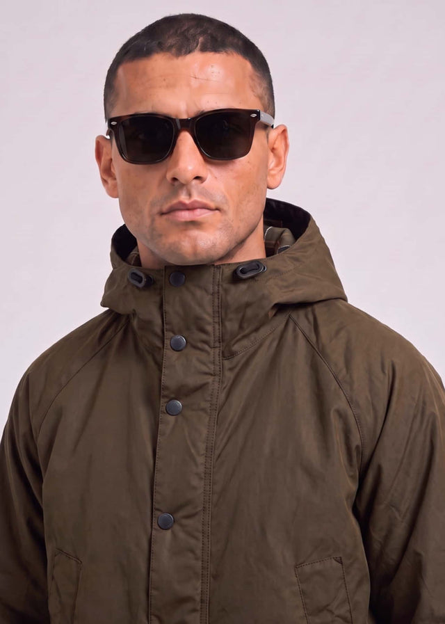 Barbour Jacken Barbour bedale wax parka - brown