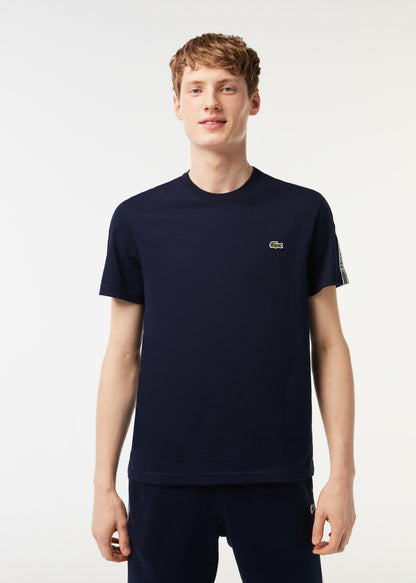 Lacoste T-shirts  Contrast stripe t-shirt - navy blue 