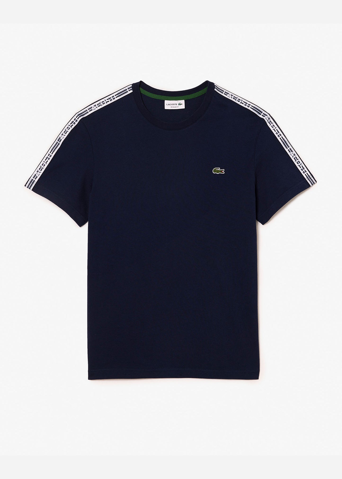 Lacoste T-shirts  Contrast stripe t-shirt - navy blue 