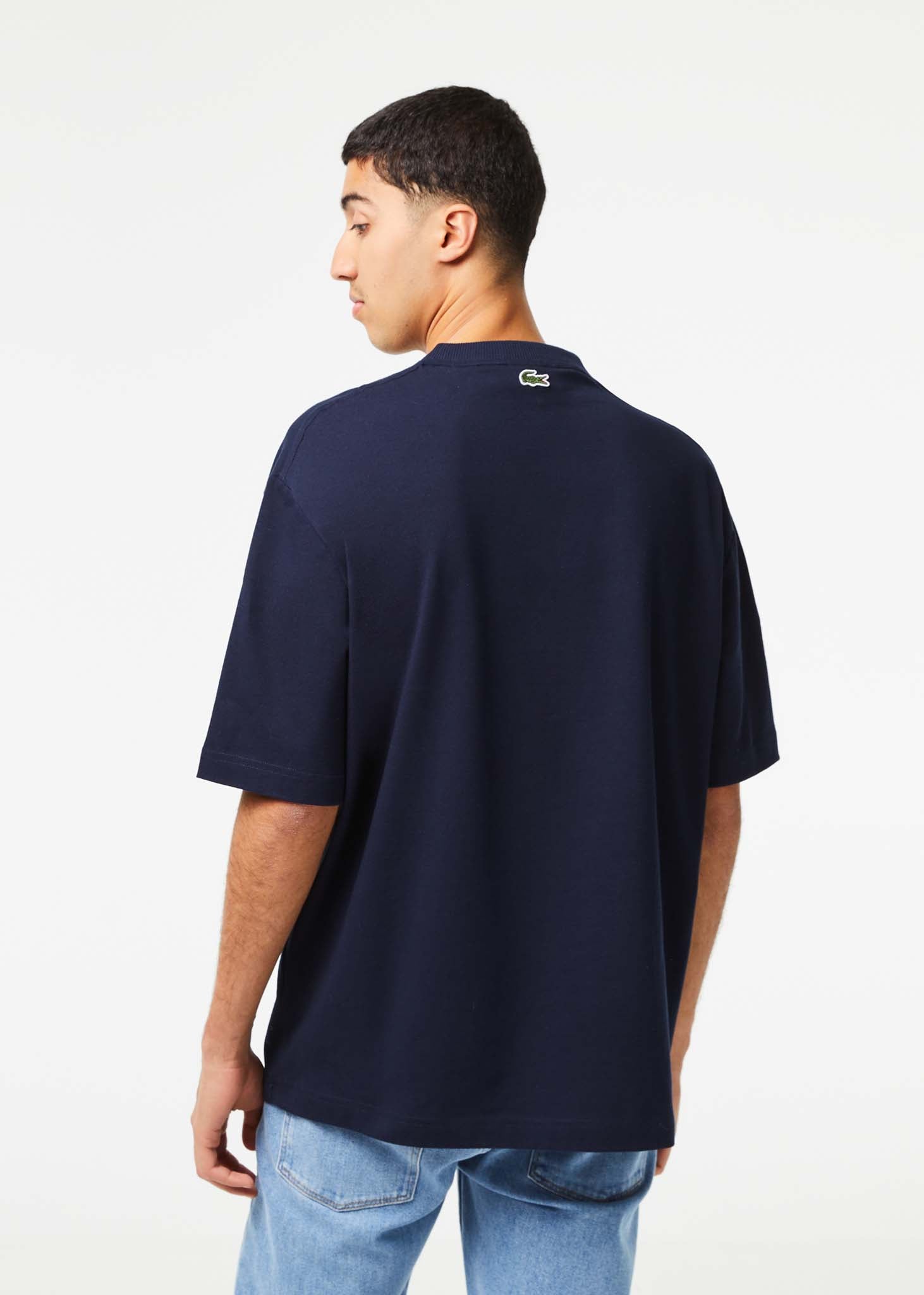 Lacoste T-shirts  Stripe t-shirt - navy blue 