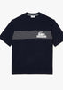 Lacoste T-shirts  Stripe t-shirt - navy blue 