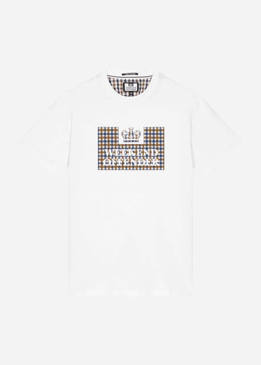 Weekend Offender T-shirts Shevchenko - white mid house check