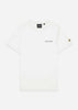 Lyle & Scott T-shirts Embroidered t-shirt - white jet black