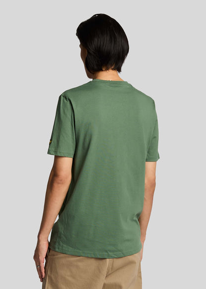 Lyle & Scott T-shirts Embroidered t-shirt - duck green cove