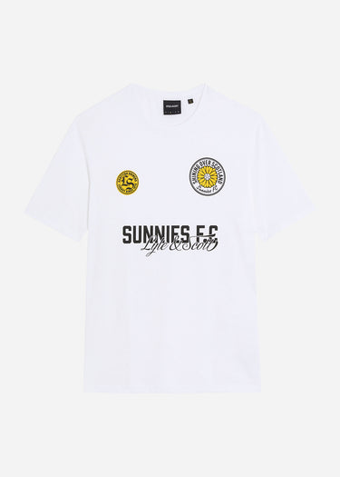 Lyle & Scott T-shirts Sunnies fc graphic t-shirt - white