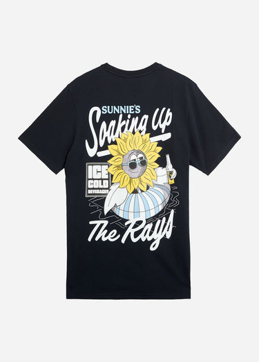 Lyle & Scott T-shirts Sunnies pool bar graphic t-shirt - dark navy