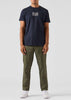 Weekend Offender T-shirts  Dygas - navy house check 