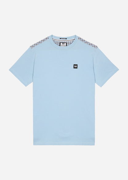 Weekend Offender T-shirts  Diaz - winter sky blue house check 