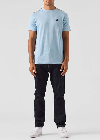 Weekend Offender T-shirts  Diaz - winter sky blue house check 