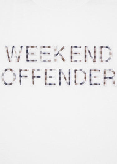 Weekend Offender T-shirts  Tornaco - white mid house check 