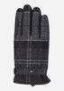 Barbour Handschoenen  Newbrough tartan gloves - black grey 