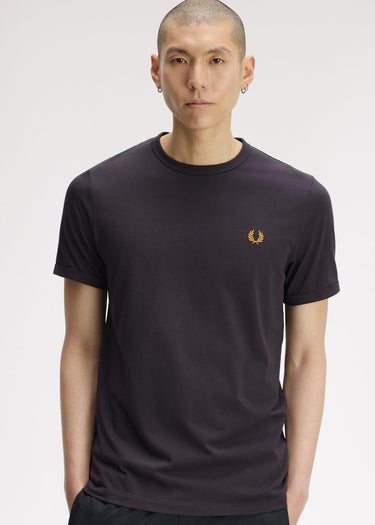 Fred Perry T-shirts Ringer t-shirt - anchor grey