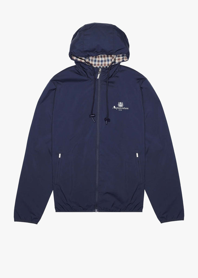 Aquascutum Jacken Hooded reversible sailor jacket - navy