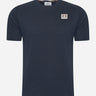 Aquascutum T-shirts Active club check patch t-shirt - navy