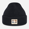 Aquascutum Mutsen Active roll beanie - black