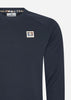 Aquascutum Truien Active patch crewneck - navy