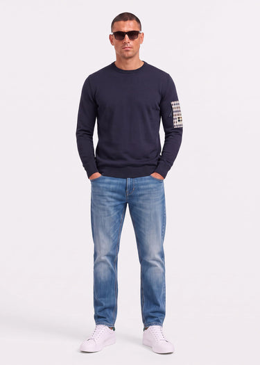 Aquascutum Pullover Crewneck tech sweater - navy