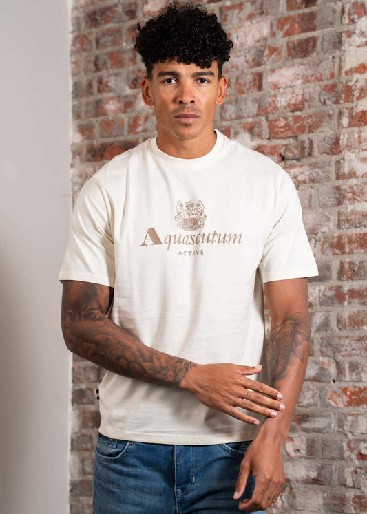 Big logo t-shirt - old white