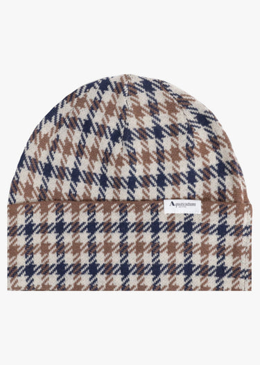 Aquascutum Mützen Club check beanie - club check