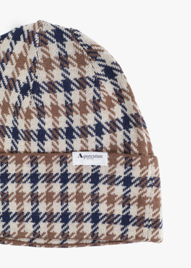 Aquascutum Mützen Club check beanie - club check