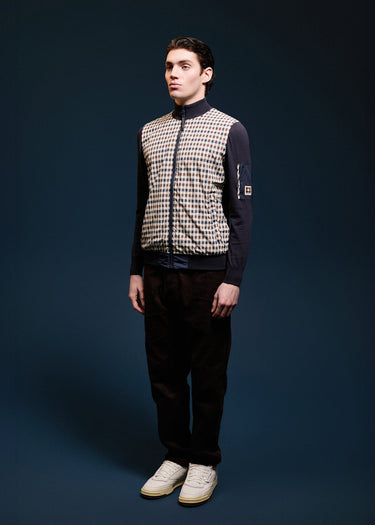 Aquascutum Sweatjacken Club tech fz sweater - navy