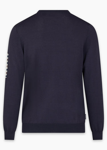 Aquascutum Pullover Crewneck tech sweater - navy