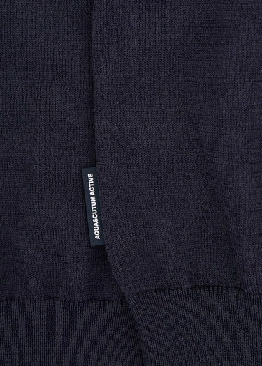 Aquascutum Pullover Crewneck tech sweater - navy