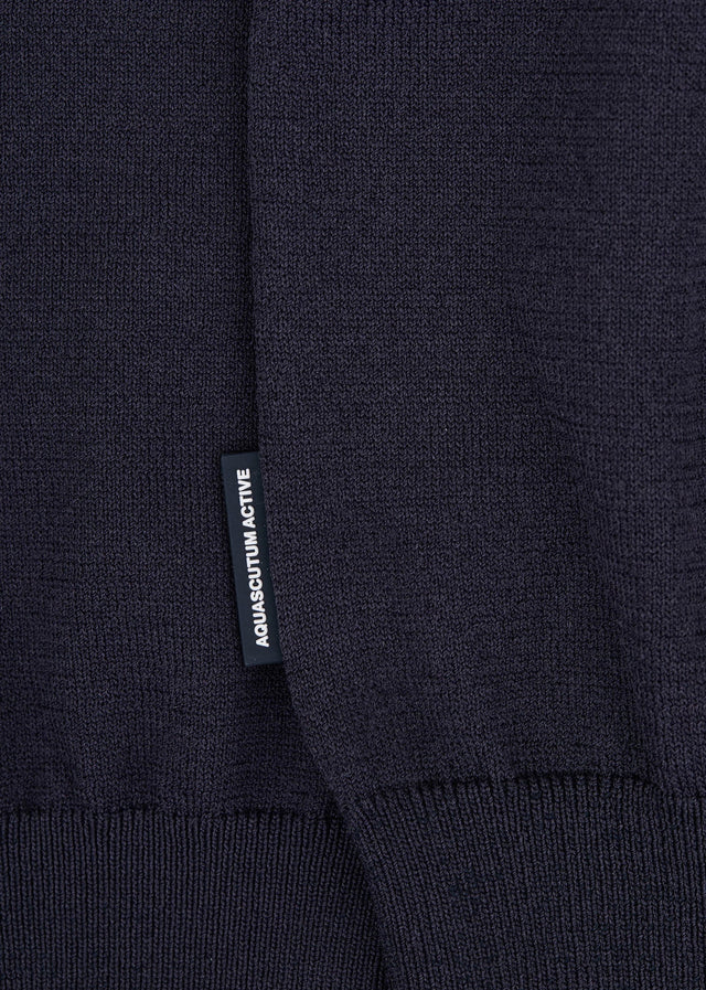 Aquascutum Pullover Crewneck tech sweater - navy