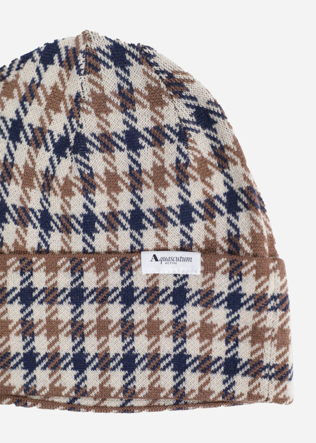 Aquascutum Mützen Club check beanie - club check