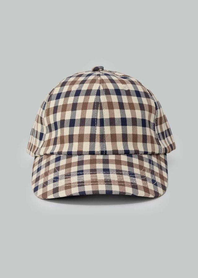 Aquascutum Caps Active iconic baseball cap - club check