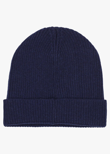 Aquascutum Mützen Rubber patch beanie - navy