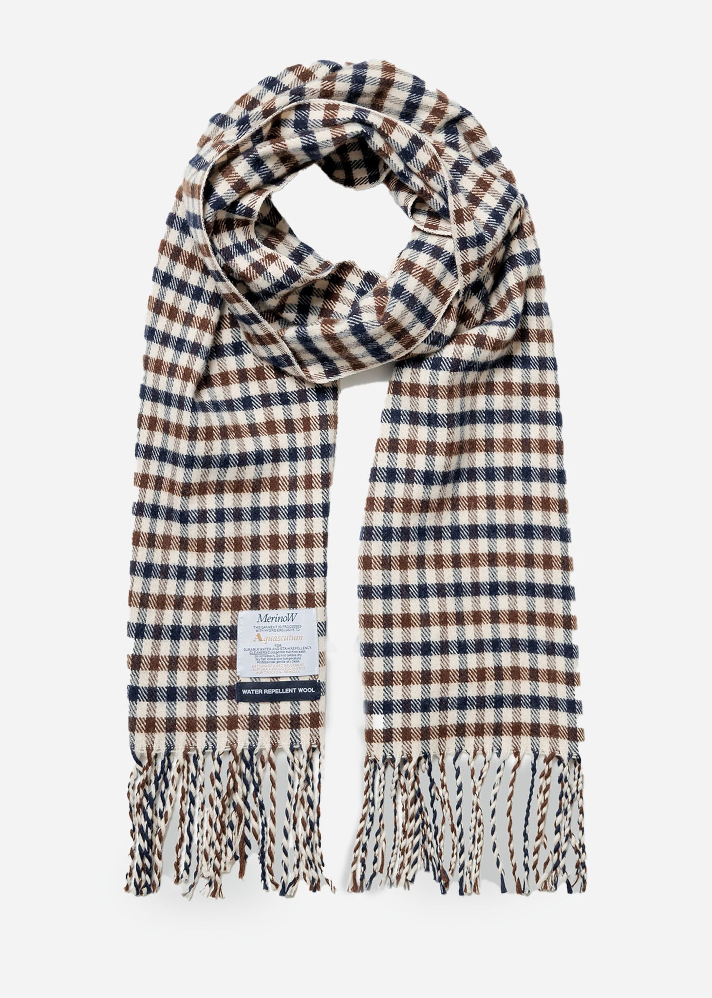 Aquascutum Sjaals Club check scarf - check club