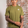 Aquascutum T-shirts Rubber patch t-shirt - army green