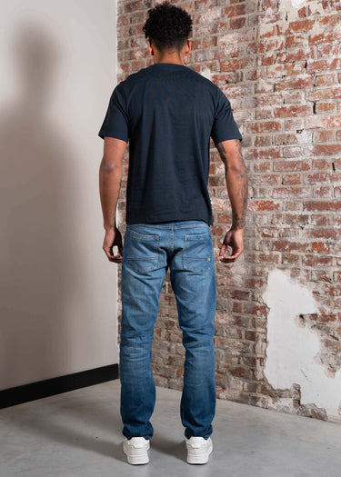 Aquascutum T-shirts Big logo t-shirt - navy