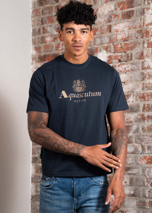 Big logo t-shirt - navy