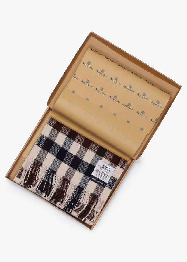 Aquascutum Schals Wool iconic scarf - macro club check