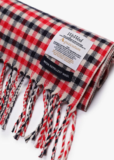 Aquascutum Schals Wool iconic scarf - red