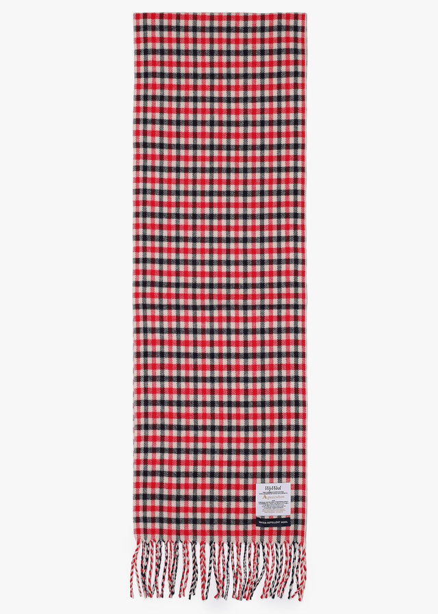 Aquascutum Schals Wool iconic scarf - red