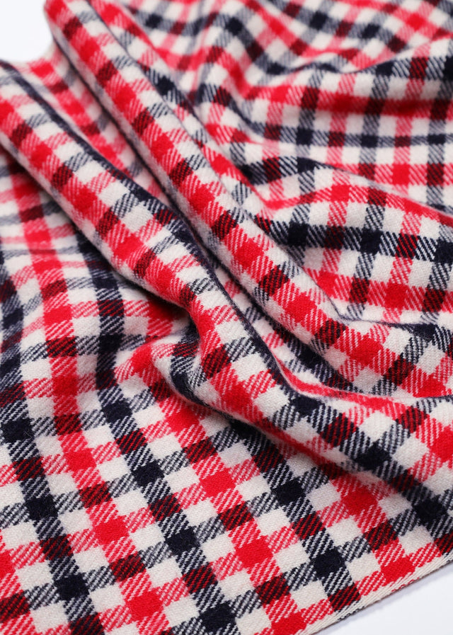 Aquascutum Schals Wool iconic scarf - red