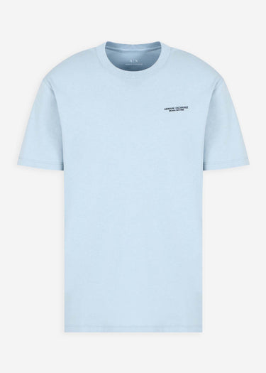 Armani Exchange T-shirts Regular fit t-shirt - sky blue
