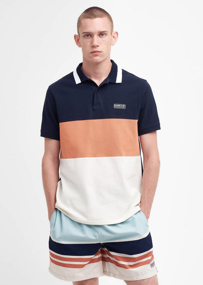 Barbour International Polo's  Barnett polo - navy 